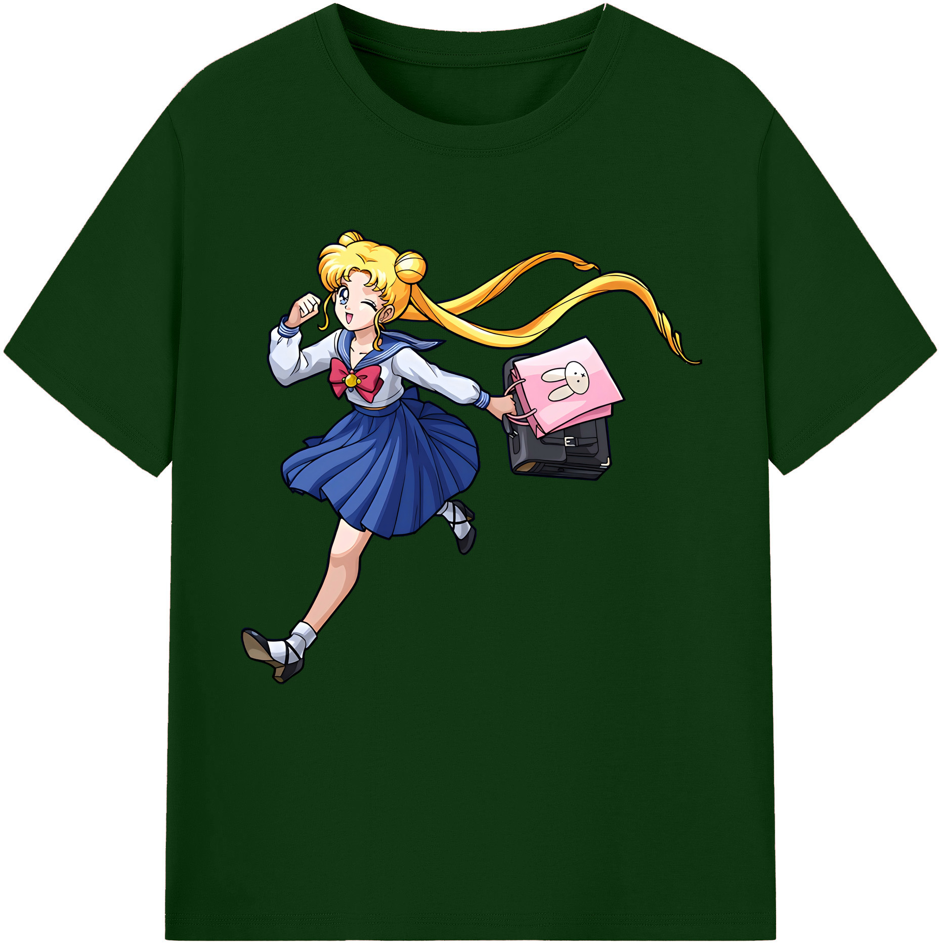（画像用） 美少女戦士セーラームーン 愛野 美奈子 あいの みなこ Sailor Moon Aino Minako 綿100％半袖Tシャツ（フロントプリント）